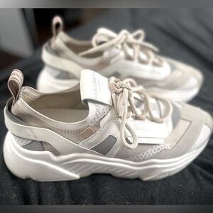 DOLCE & GABBANA Sneakers White Beige Leather Sport DAYMASTER size 44
